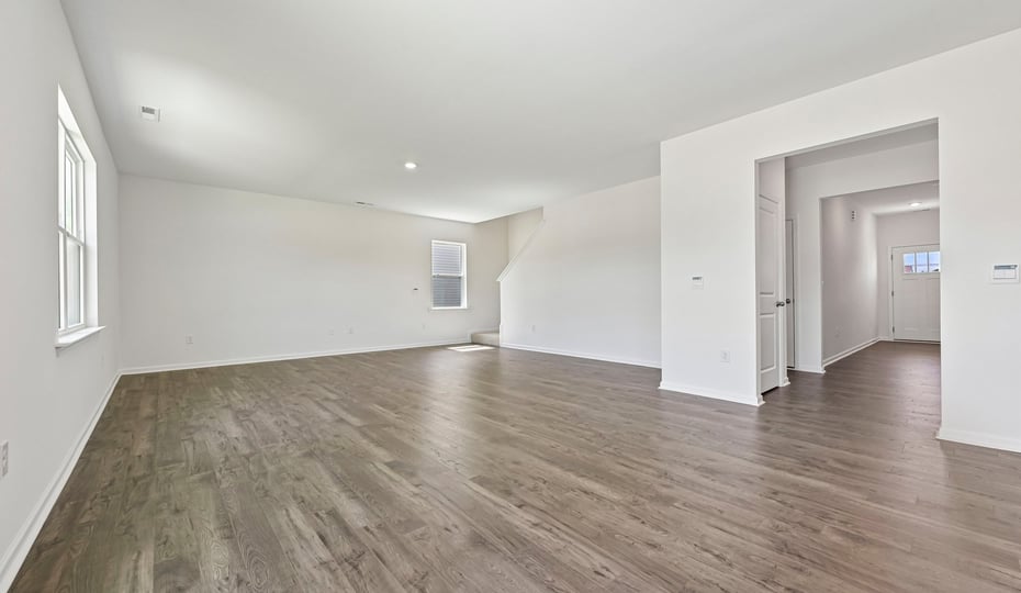 open concept living room
