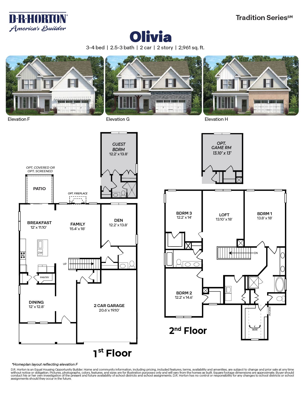 Olivia Floorplan