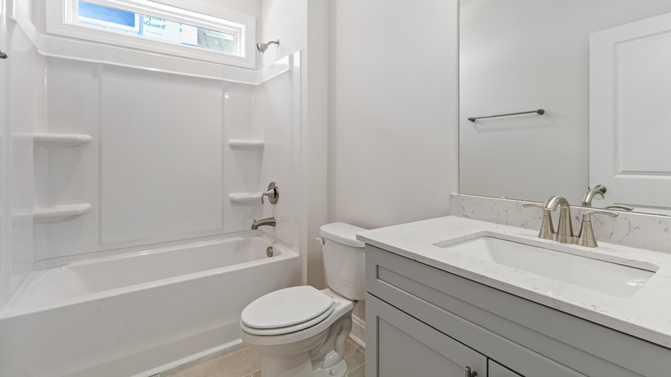 Bathroom with quartz counters