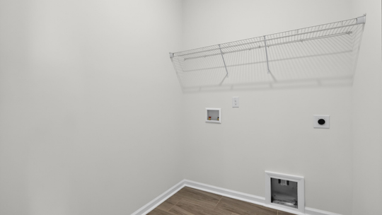 laundry room with washer and dryer hookups
