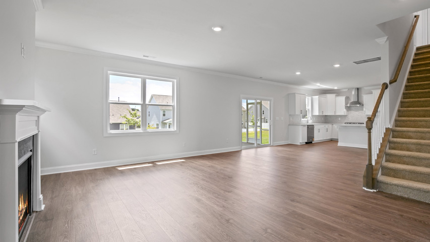 Lucas living area with revwood flooring