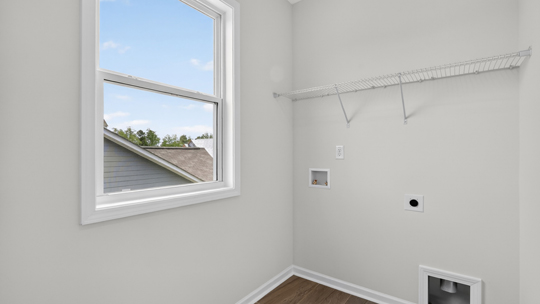 laundry room with washer and dryer hookups