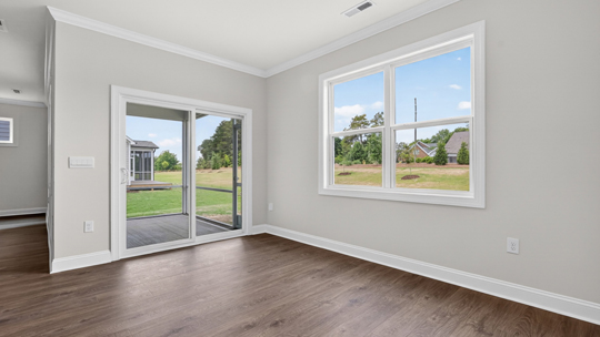 breakfast area with sliding glass doors