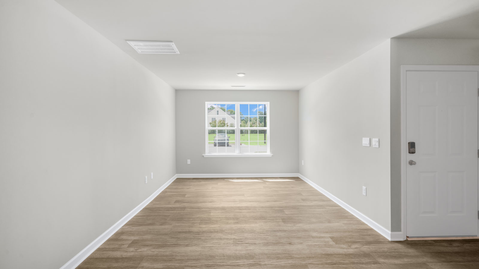Living area with ample open space