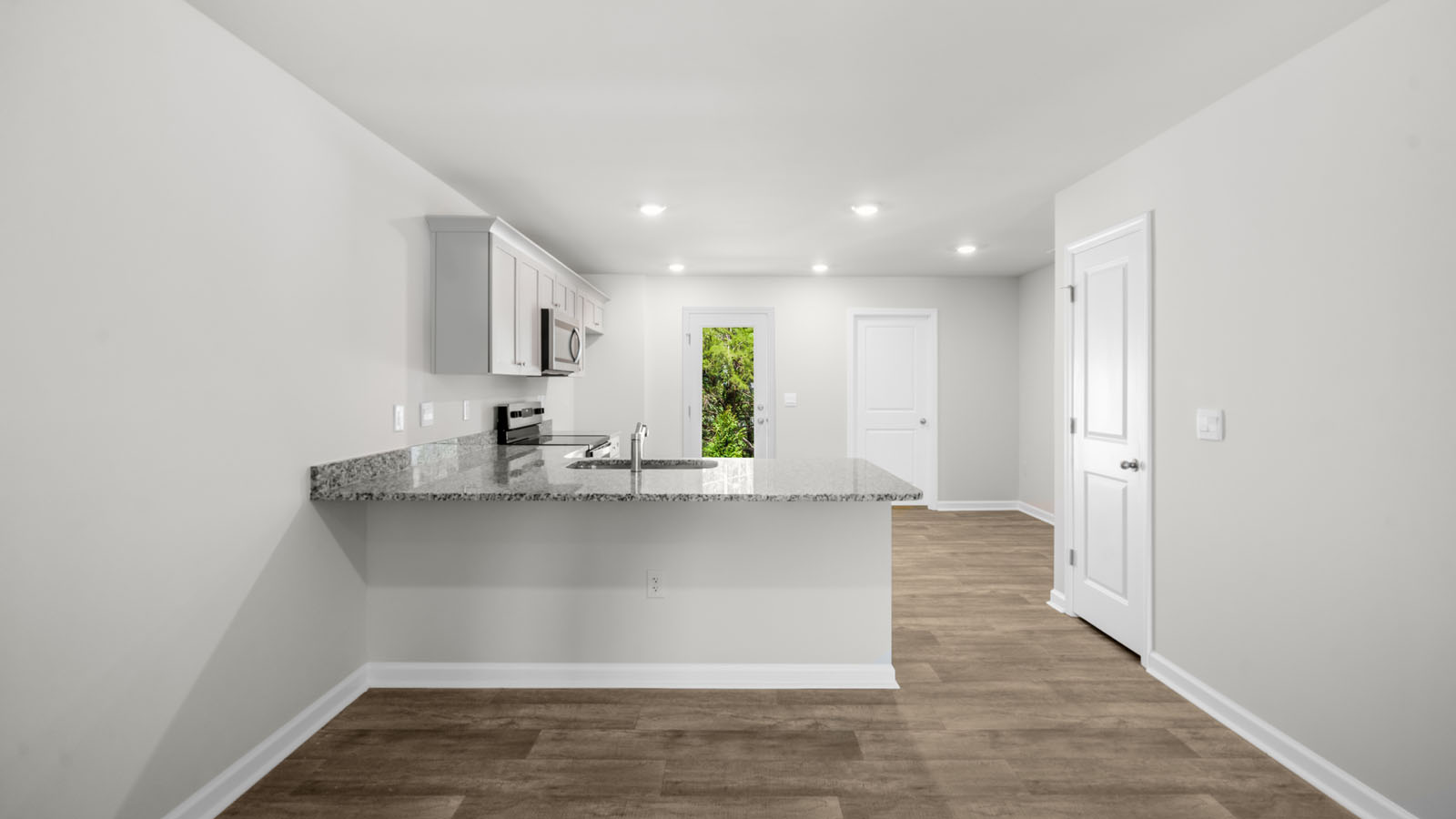 Living area with ample open space