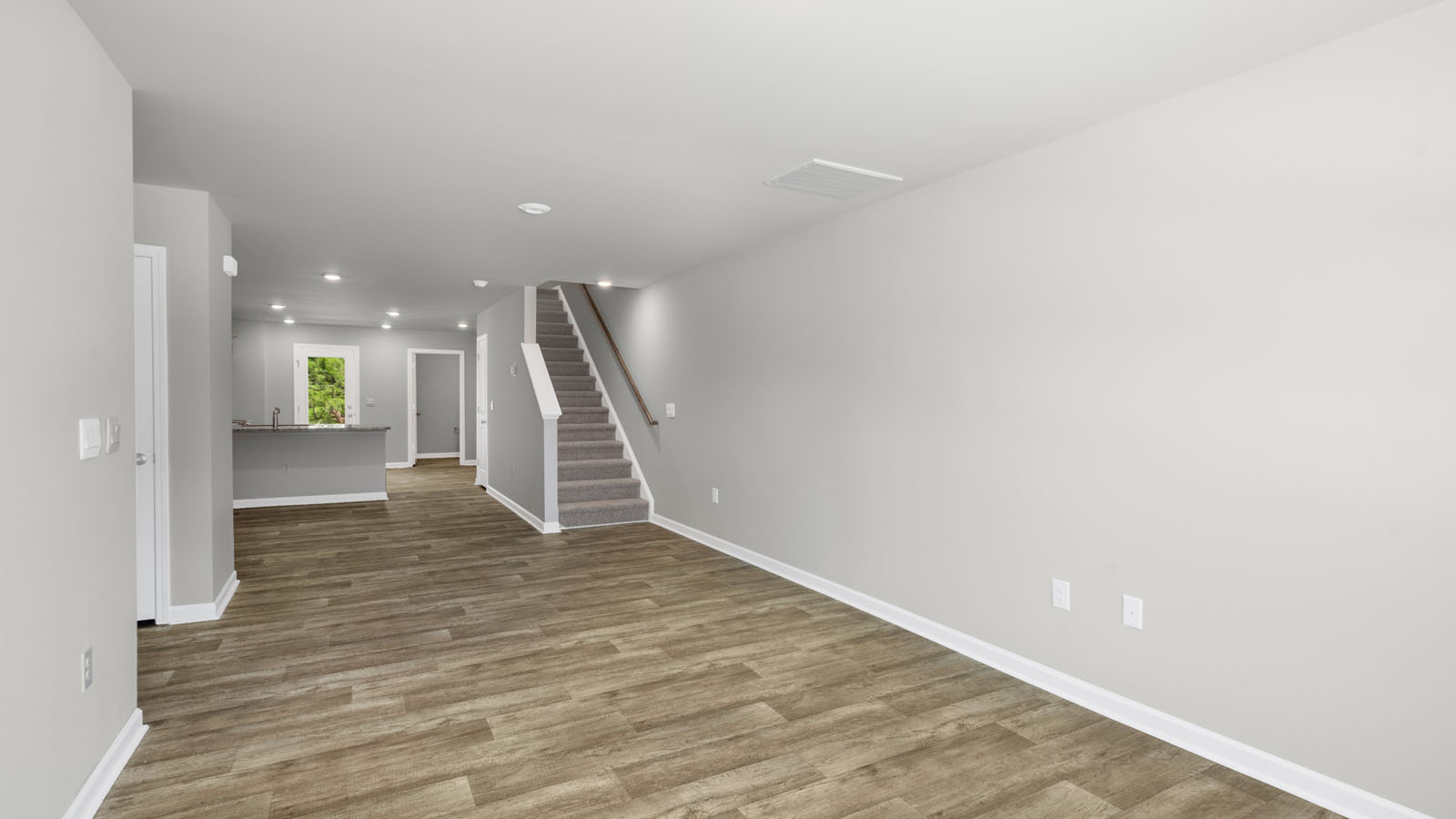 Living area with ample open space