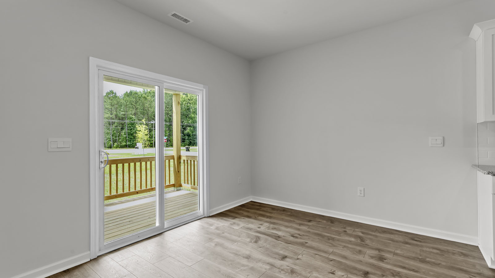 Open-concept dining area