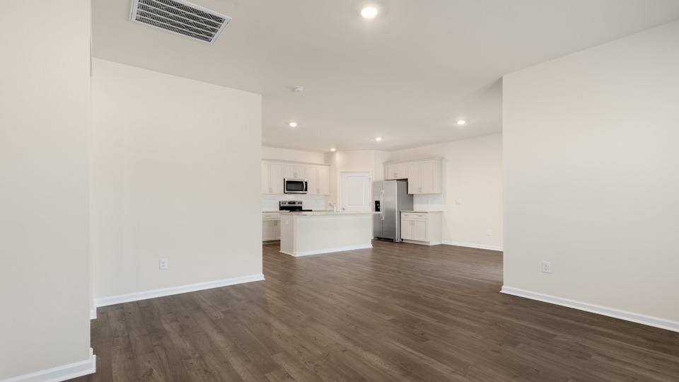 LIVING ROOM AND KITCHEN