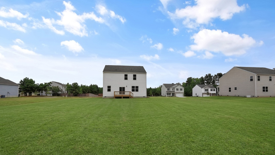 large backyard