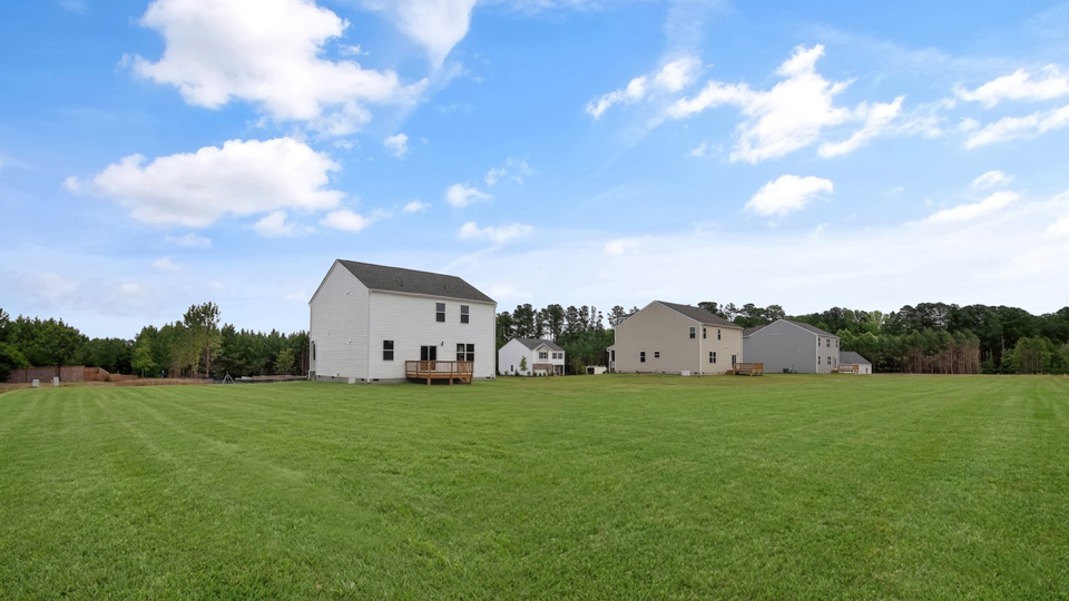 large backyard