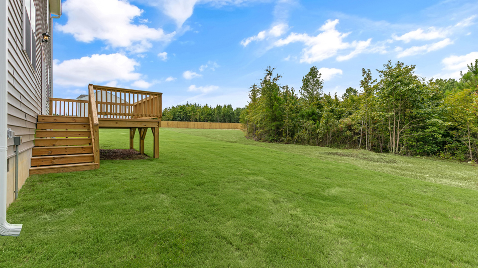 back exterior deck