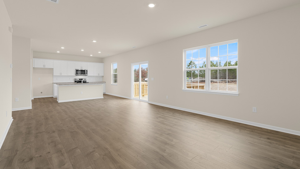 Open-concept living room