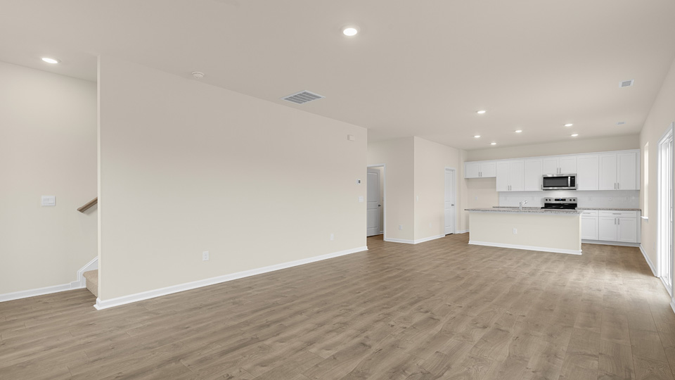 Open-concept living room