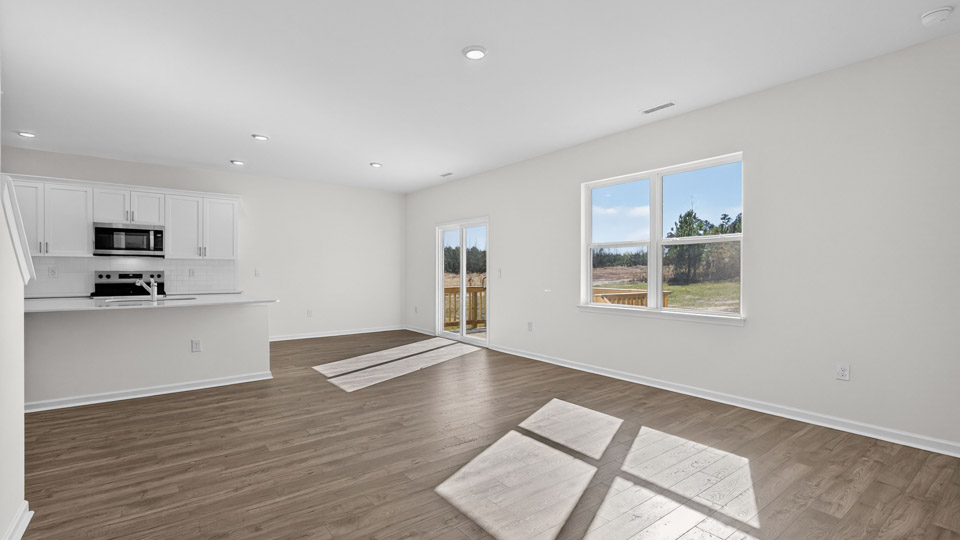 Open-concept living room