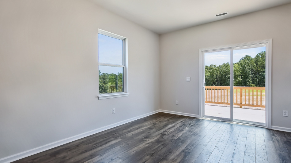 Open-concept dining area