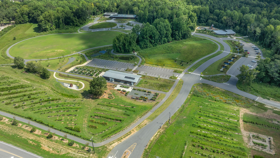 aerial photo of nearby amenity