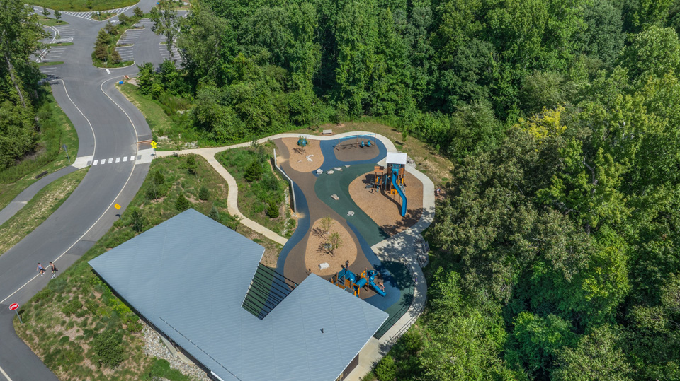 aerial photo of nearby amenity