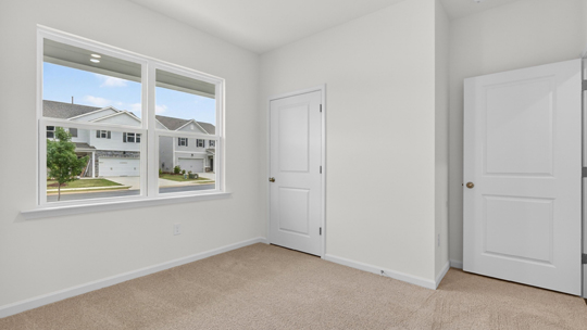 additional bedroom with window, carpeting, closet
