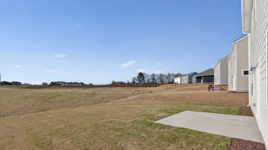 backyard with concrete patio
