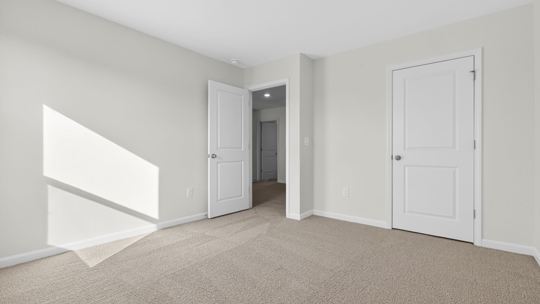 bedroom with carpet flooring
