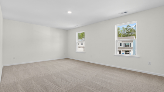 primary bedroom with carpet flooring