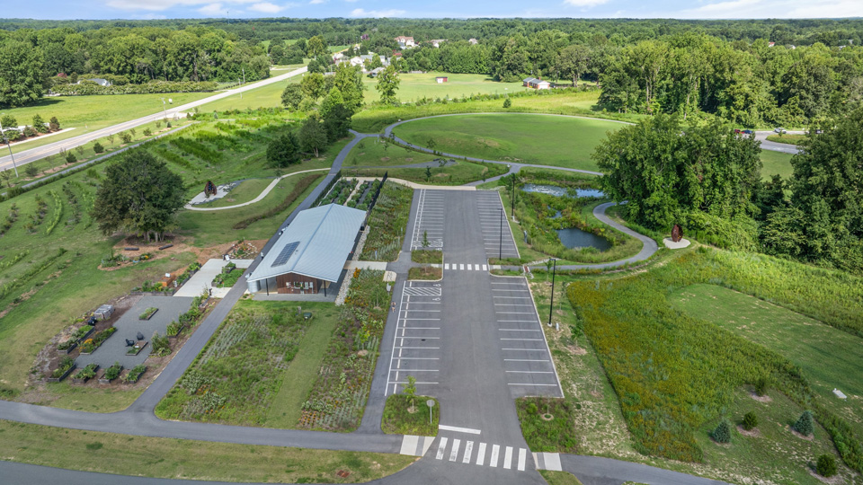 aerial photo of nearby amenity