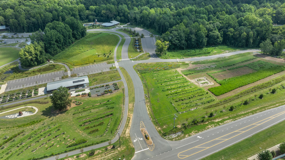 aerial photo of nearby amenity