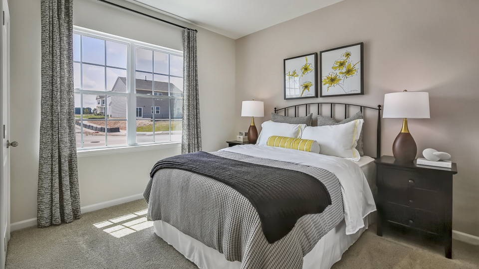 additional bedroom with window, carpeting, closet
