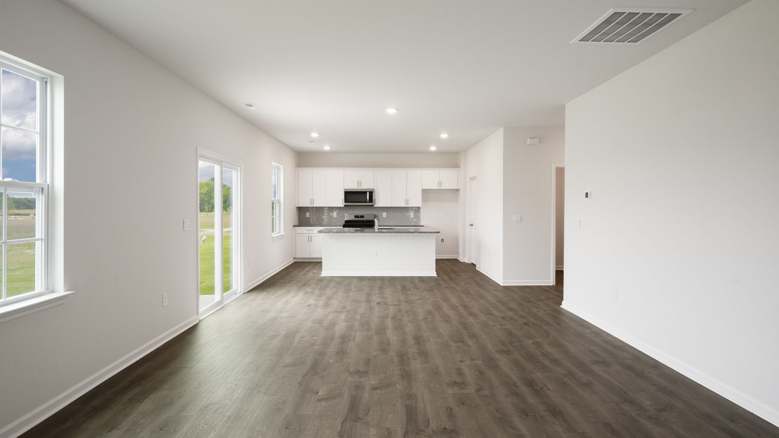 Open-concept living room