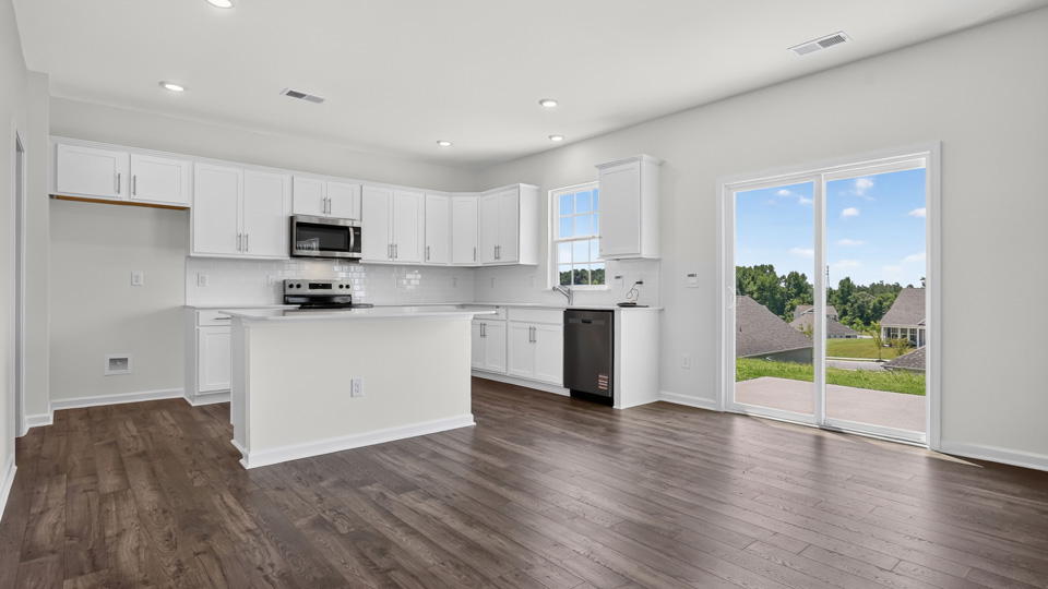 KITCHEN AND DINING ROOM