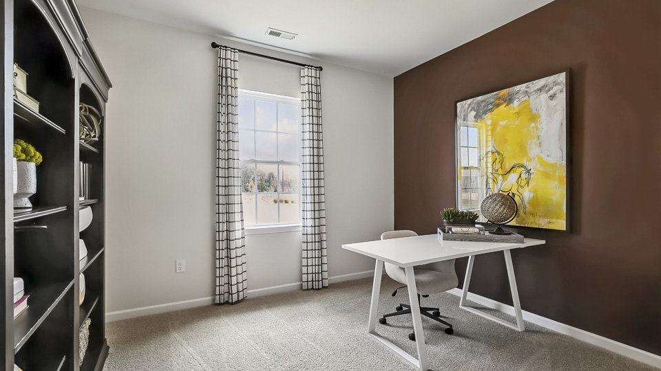 Cali model interior kitchen and living area