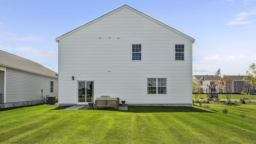Wilmington model exterior backyard
