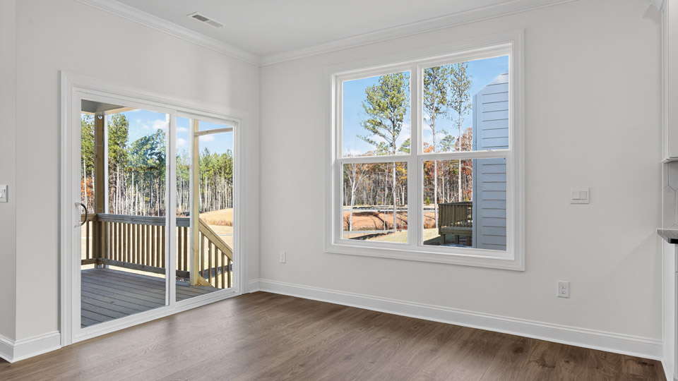 breakfast area with sliding glass doors