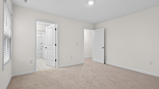 bedroom with carpet flooring