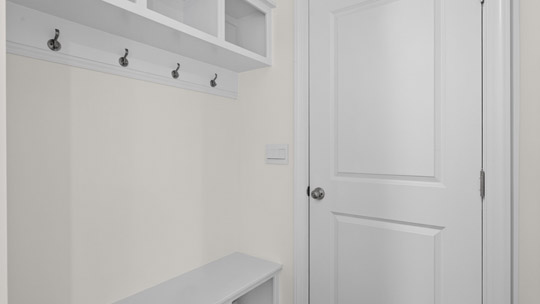 mudbench dropzone with cubbies and hooks