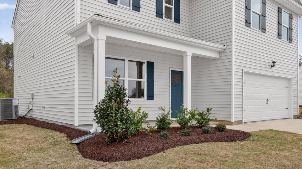 Exterior front door entry