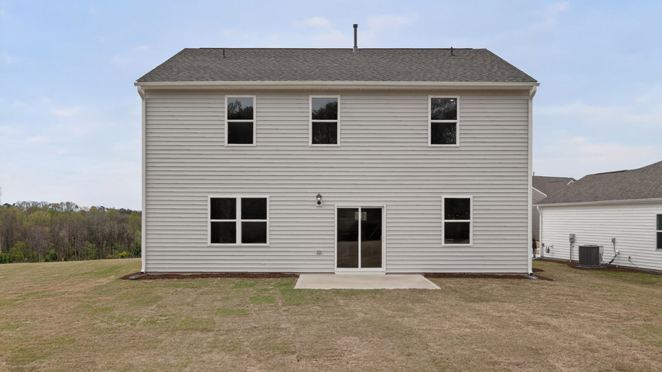 View of the back of the home