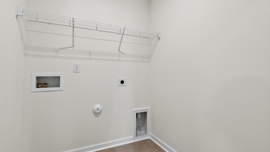 laundry room with washer and dryer hookups