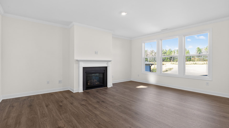 Open-concept living room