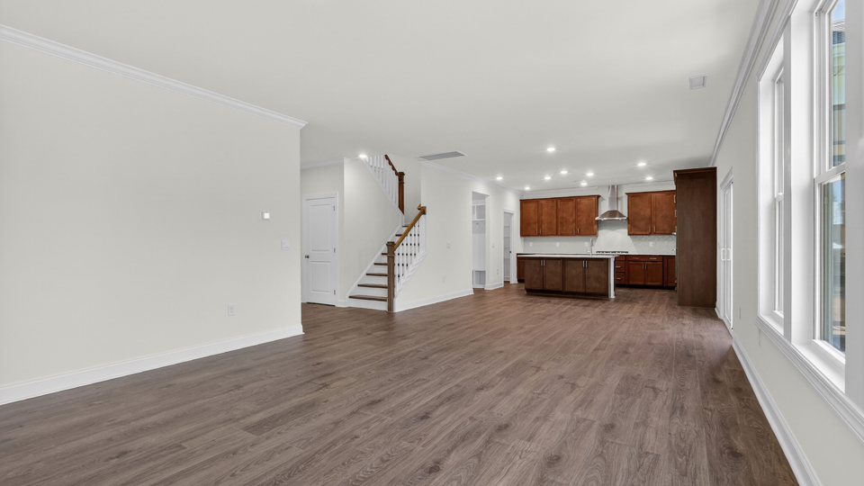 open concept living area