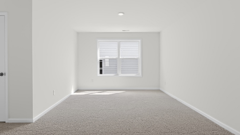 loft with carpet flooring