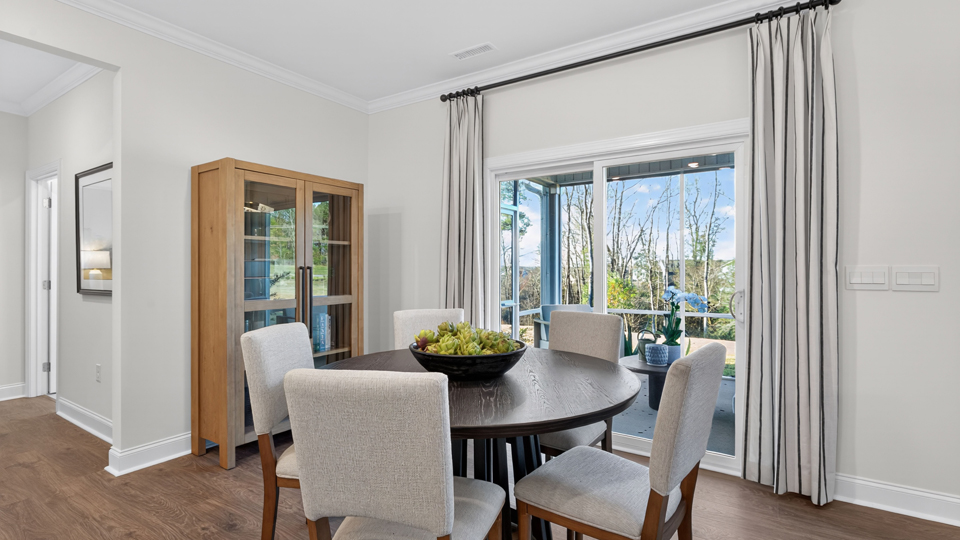 open concept dining space