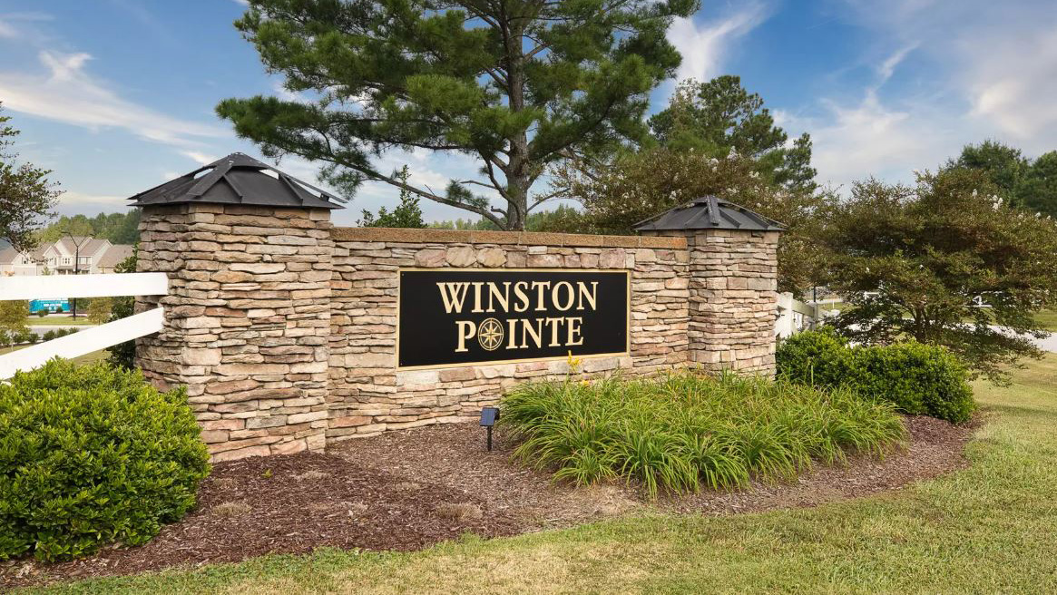 winston pointe entrance monument