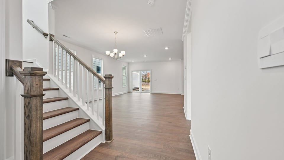 staircase and entryway