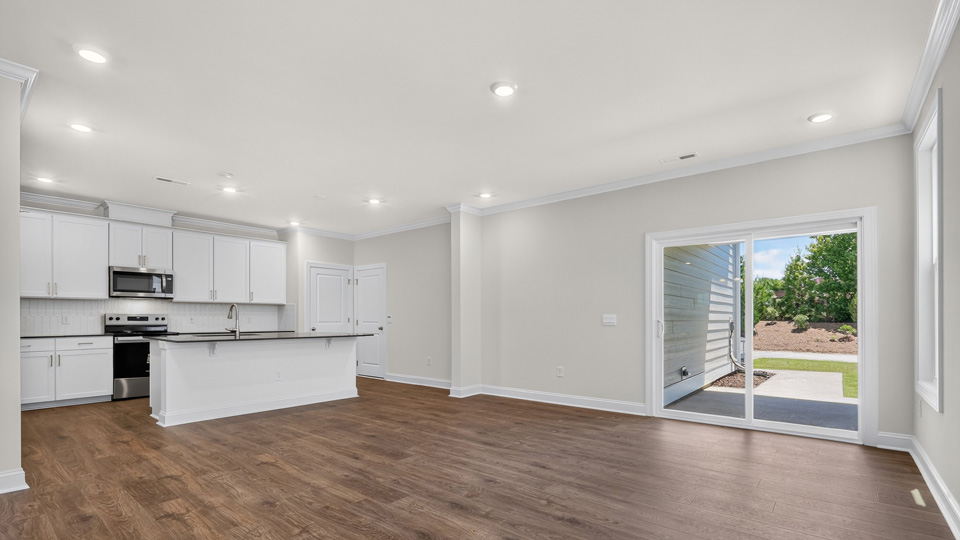KITCHEN AND LIVING ROOM