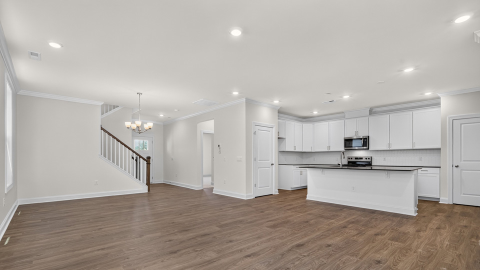 DINING AREA AND KITCHEN
