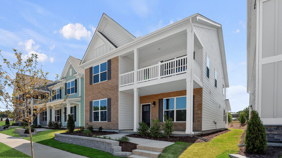 front exterior of calhoun b with rear load garage