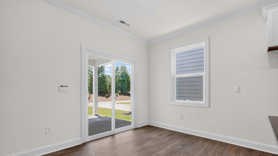breakfast area with sliding glass doors