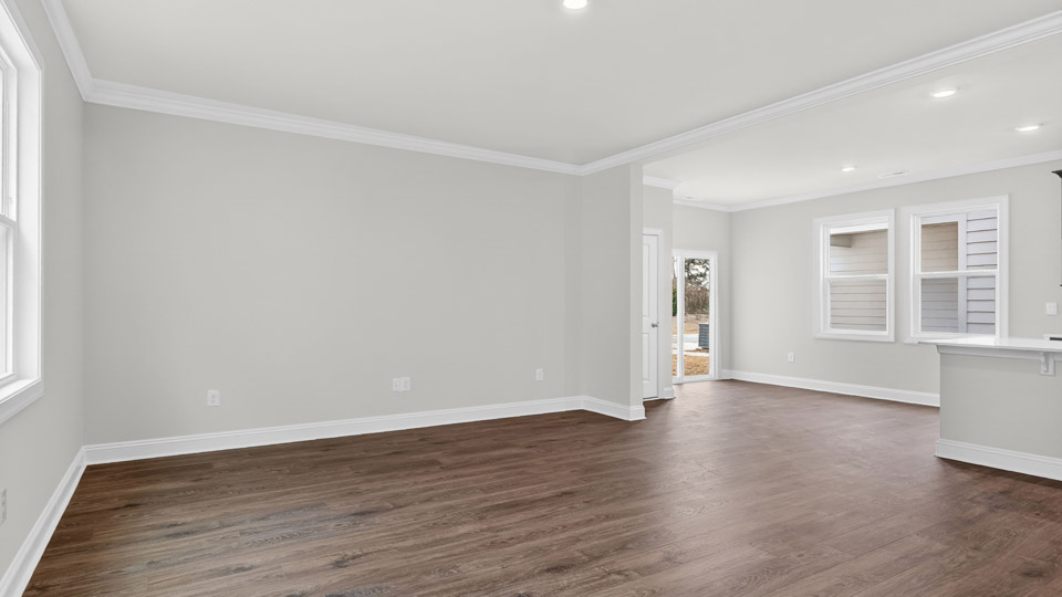 Open-concept living room