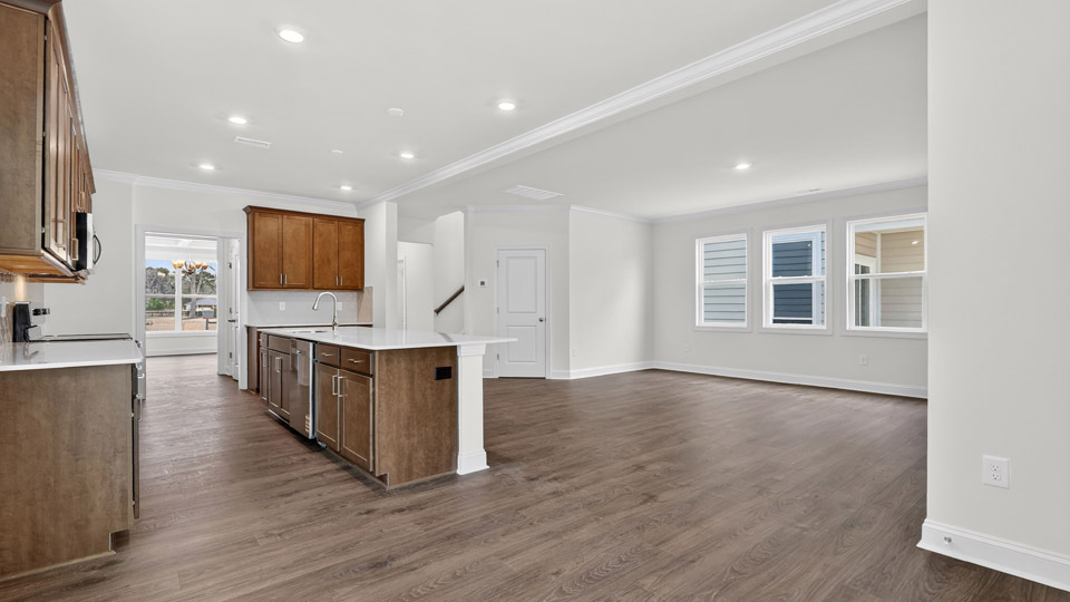 BREAKFAST AREA, KITCHEN, & LIVING ROOM